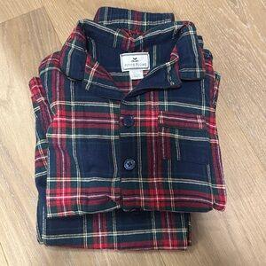 Good condition Petite Plume plaid flannel size 7 pajama set